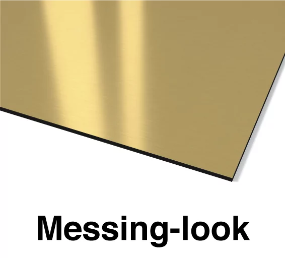 Tischnummernschilder mit QR-Code Luxus-Metalloptik (Edelstahloptik, Messingoptik, Bronzeoptik) – Bild 3